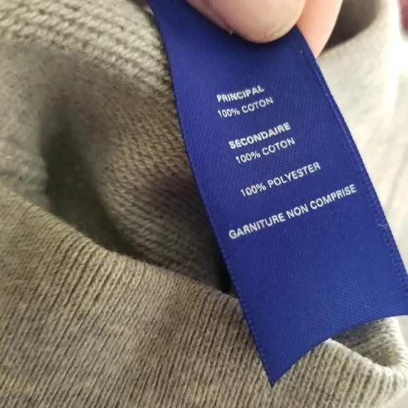 Kit and Ace Grey Ribbed Mock Neck Sweater XS - Picture 7 of 12